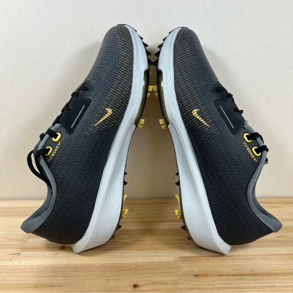 NEW Nike Zoom Infinity Tour 2 Golf shoes cleats Mens 10.5 Black gold - Picture 5 of 8
